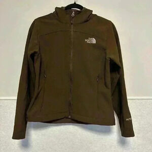 THE NORTH FACE Brown Apex Bionic Softshell Zip Jacket Size S Brown for Women